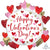 Anagram Mylar & Foil Valentine's Day Circled in Hearts 26″ Balloon