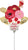 Anagram Mylar & Foil Valentine's Day Flowers (requires heat-sealing) 14″ Balloon