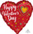 Anagram Mylar & Foil Valentine's Day Glitter Heart 28″ Balloon