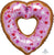 Anagram Mylar & Foil Valentine's Day Love Donut Heart 26″ Balloon