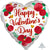 Anagram Mylar & Foil Valentine's Day Satin Infused Rose Heart 28″ Balloon
