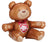 Anagram Mylar & Foil Valentine's Day Sitting Teddy Bear Air-fill 19″ Balloon