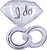 Anagram Mylar & Foil Wedding Rings I Do 30″ Balloon