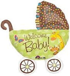 Anagram Mylar & Foil Welcome Baby Buggy 31″ Foil Balloon