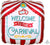 Anagram Mylar & Foil Welcome to the Carnival 18″ Balloon