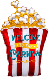 Anagram Mylar & Foil Welcome to the Carnival 29" Popcorn Balloon