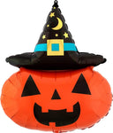 Anagram Mylar & Foil Witchy Halloween Pumpkin 35″ Balloon