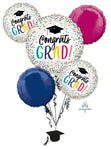 Anagram Mylar & Foil YAY Grad Balloon Bouquet