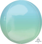 Anagram Ombre Orbz Blue & Green 16″ Balloon