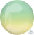 Anagram Ombre Orbz Yellow & Green 16″ Balloon