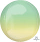 Globo Ombre Orbz Amarillo y Verde 16″