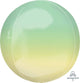 Ombre Orbz Yellow & Green 16″ Balloon