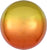Anagram Ombre Orbz Yellow & Orange 16″ Balloon