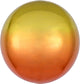 Ombre Orbz Yellow & Orange 16″ Balloon