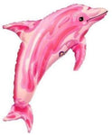 Anagram Pink Dolphin 37″ See-Thru Balloon