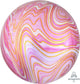 Pink Marblez 16″ Orbz Balloon