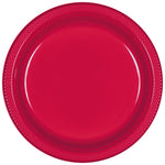 Apple Red Plastic Plates 7″ by Amscan from Instaballoons