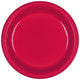 Apple Red Plastic Plates 7″ (20 count)