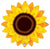 Autumn Sunflower 22″ Foil Balloon by Betallic from Instaballoons