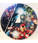 Avengers Plates 9″ by Unique from Instaballoons