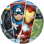 Avengers Power Pack Paper Plates 7″ by Unique from Instaballoons