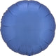 Azure Blue Satin Luxe Round Circle 19″ Balloon