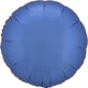 Azure Blue Satin Luxe Round Circle 19″ Balloon