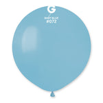 Baby Blue 19″ Latex Balloons by Gemar from Instaballoons