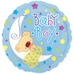 Baby Boy Koala 18″ Foil Balloon by Anagram from Instaballoons