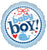 Baby Boy Whale Gingham 18″ by Anagram from Instaballoons