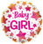 Baby Girl Stars 18″ Foil Balloon by Convergram from Instaballoons