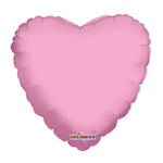 Baby Pink Heart (requires heat-sealing) 9″ Foil Balloons by Convergram from Instaballoons
