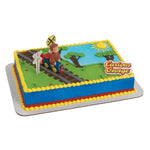 Bakery Crafts Curious George Train Cake Kit 4 Piece Set