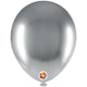 Brilliant Silver 12″ Latex Balloons (50 count)