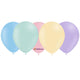 Pastel Matte Assortment 5″ Latex Balloons (100 count)