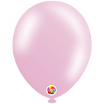 Balloonia Latex Metallic Baby Pink 5″ Latex Balloons (100 count)