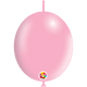 Globos de látex de 12″ Deco-Link rosa bebé metálico (100 unidades)