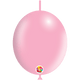 Globos de látex de 6″ Deco-Link rosa bebé metálico (100 unidades)