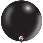 Balloonia Latex Metallic Black 36″ Latex Balloons (5 count)