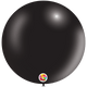 Metallic Black 36″ Latex Balloons (5 count)