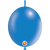 Balloonia Latex Metallic Blue Deco-Link 12″ Latex Balloons (100 count)