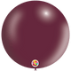 Globos de látex color burdeos metálico de 36″ (5 unidades)