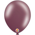 Balloonia Latex Metallic Burgundy 12″ Latex Balloons (50 count)