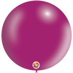 Balloonia Latex Metallic Fuchsia 36″ Latex  Balloons (5 count)