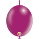 Globos de látex metalizados fucsia Deco-Link 12″ (100 unidades)