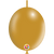 Balloonia Latex Metallic Gold Deco-Link 12″ Latex Balloons (100 count)