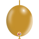 Metallic Gold Deco-Link 12″ Latex Balloons (100 count)