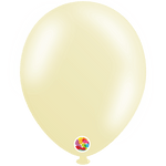 Balloonia Latex Metallic Ivory 12″ Latex Balloons (50 count)