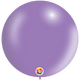 Globos de látex color lavanda metálico de 36″ (5 unidades)