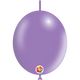 Globos de látex Deco-Link de lavanda metálica de 12″ (100 unidades)